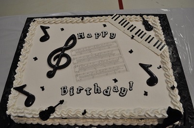 Happy Birthday Musical Cake Image
