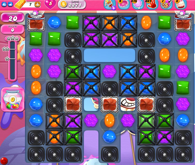 Candy Crush Saga level 2271 Candy Crush Saga level 2271