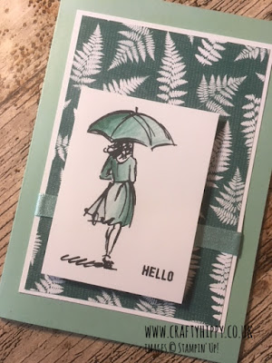 Beautiful You stamp set, Stampin' Up! This picture shows a Mint Macaron and Tranquil Tide handmade card created using the Beautiful You stamp set by Stampin' Up!