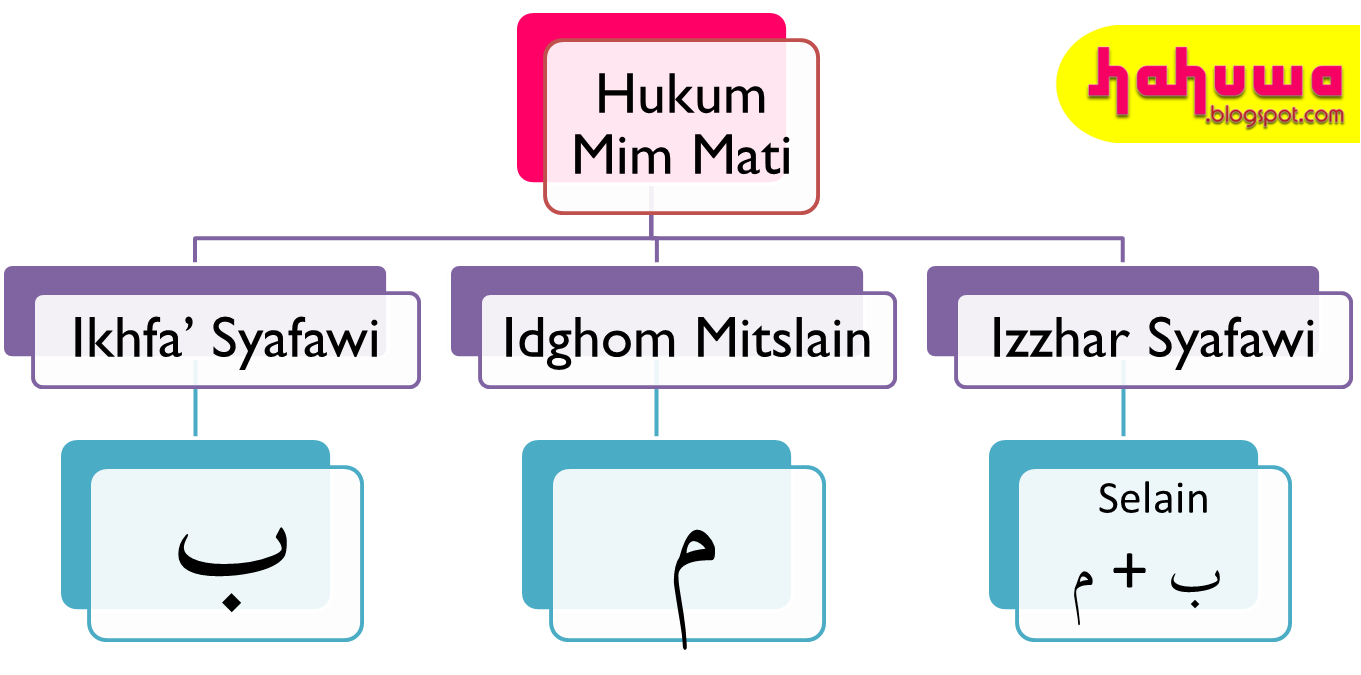 Hukum Mim Mati (Izhhar Syafawi, Idgham Mitslain, Ikhfa