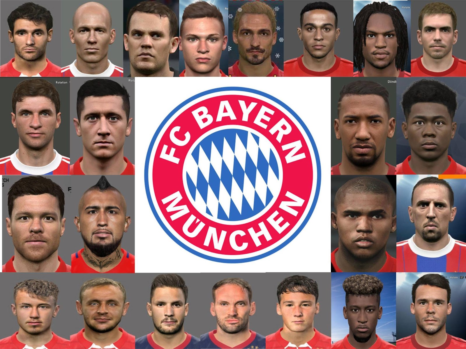 PES 2017 Bayern Munich Facepack Repack By Ali.Mnf