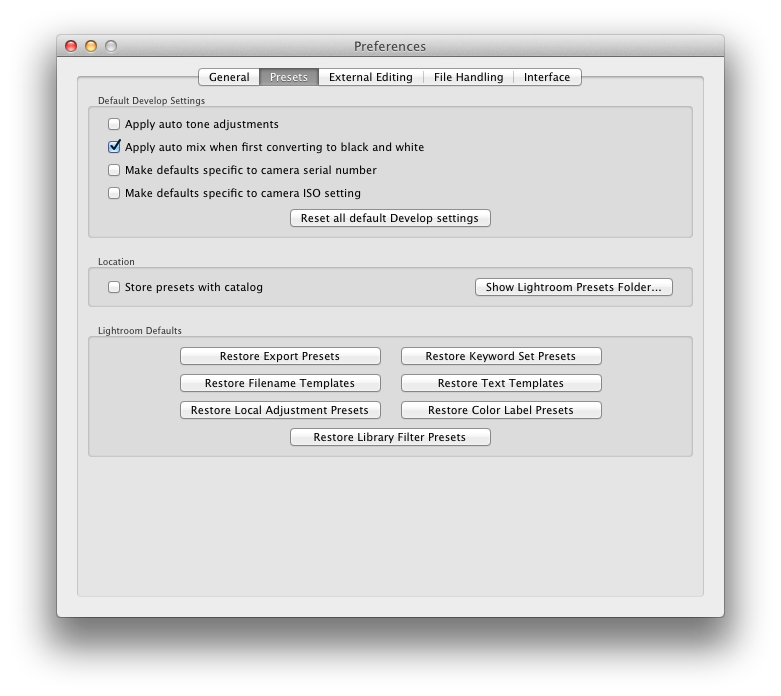 Interface default