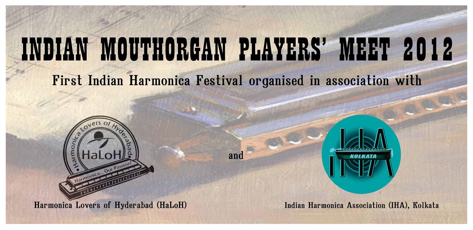 Harmonica Lovers of Hyderabad INDIAN PLAYERS’ MEET, KOLKATA