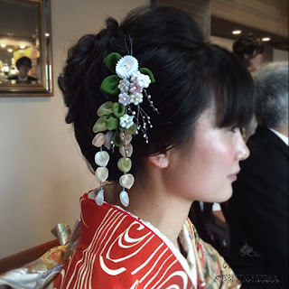 貼箱　髪飾り　つまみ細工　振袖　成人式　ヘッドドレス　和装髪飾り norikonakaji