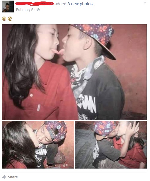 Kebangetan! Bocah SMP Ini Sudah Berani Ciuman dan Mengunggah Fotonya di Facebook