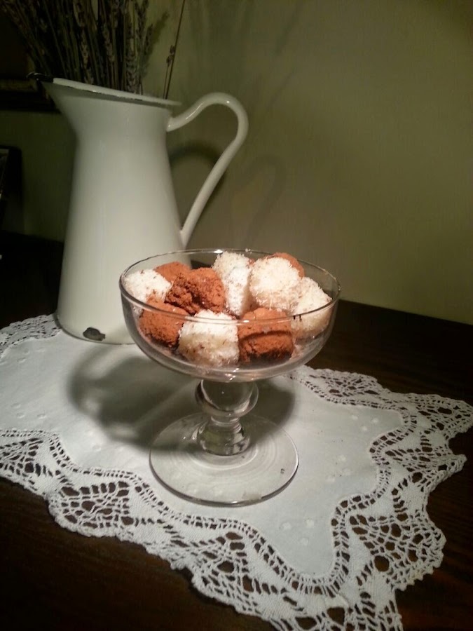 Petit Fours o bolitas de coco