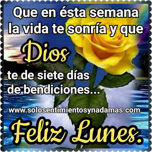 Feliz lunes.