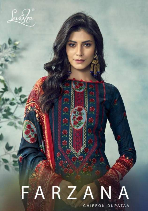 Levisha Farzana Cotton Suits Catalog wholesaler
