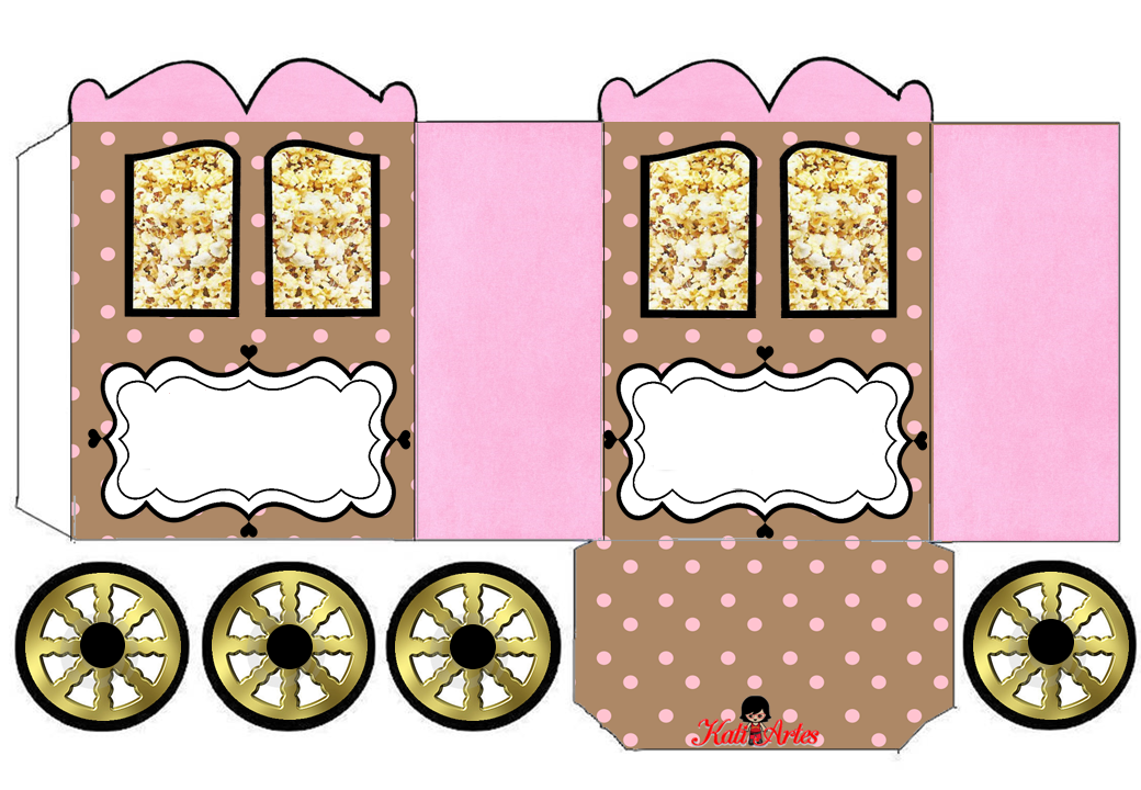 Pink and Brown: Princess Carriage Shaped Free Printable Boxes. - Oh My ...