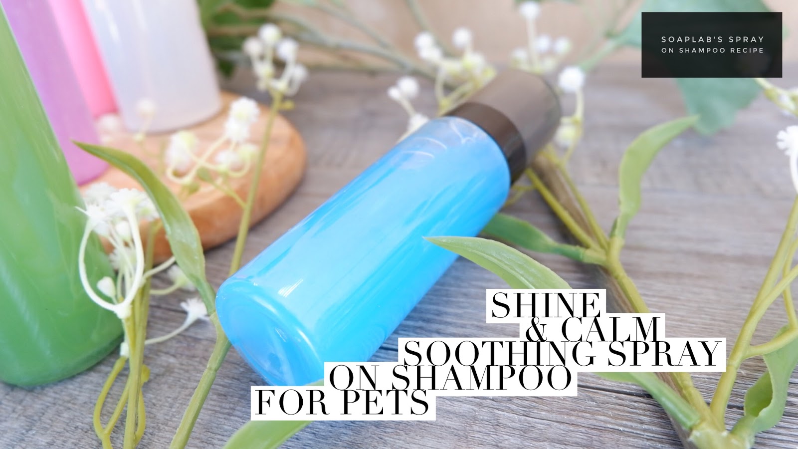 SoapLab Malaysia DIY Pet Shampoo Spray (For Shining & Calm)