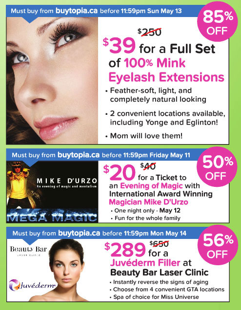 Buytopia.Ca Promo Code of Discounts between 50 to 90% ~ Canada Ads Online