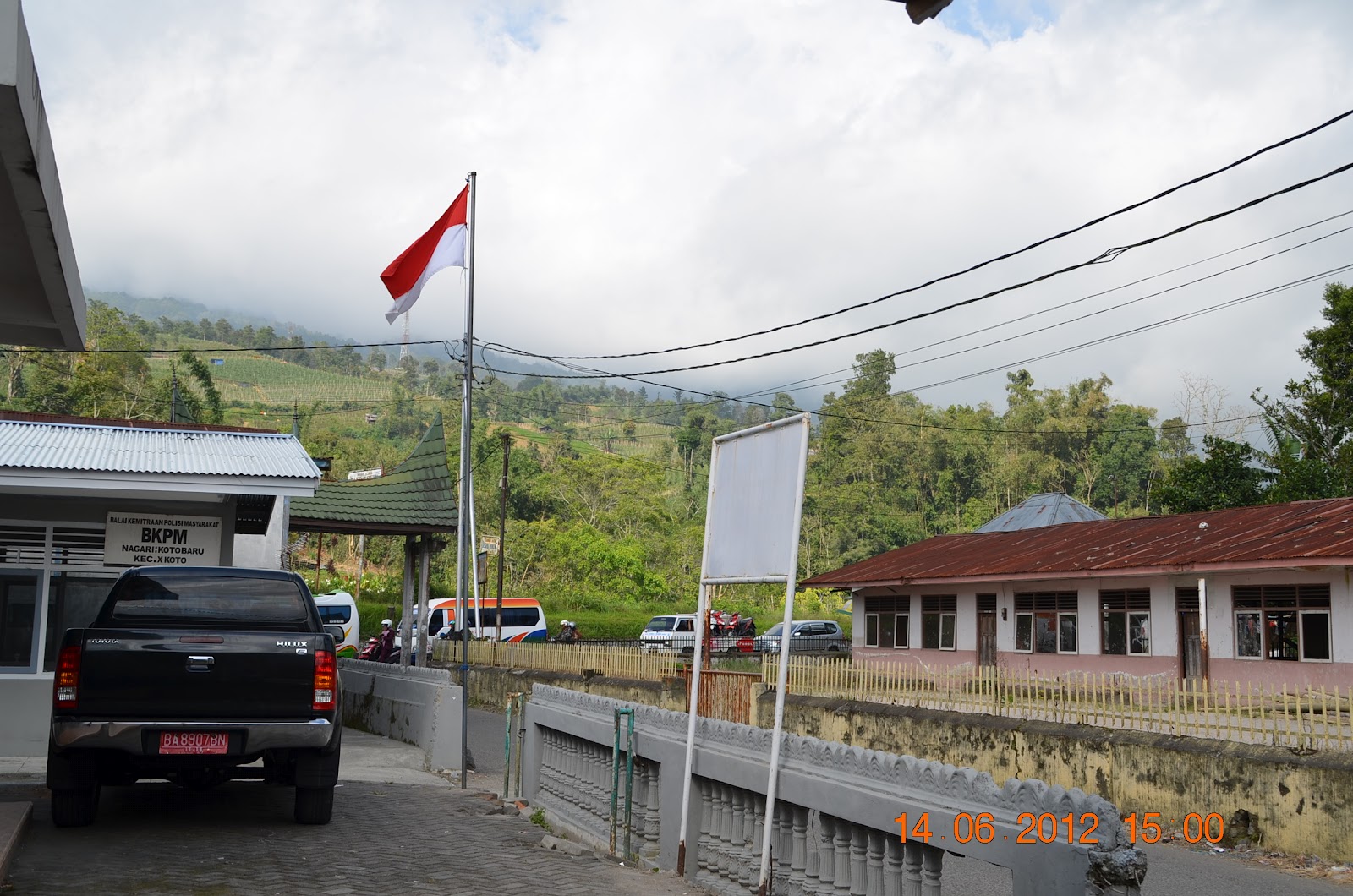 BPBD SUMBAR GUNUNG MARAPI, KOTO BARU KAB.TANAH DATAR.