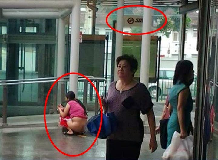 This woman just pooped in public, next to a commuting train *Gross Alert* Live Like Geek