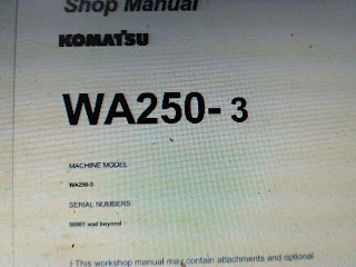 Komatsu shop manual WA250-3