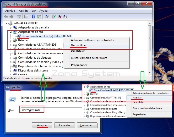 Win7 MAC Address Changer Cambiar la dirección MAC Address de Windows