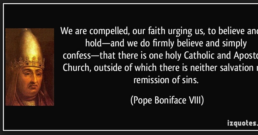 Connecticut Catholic Corner Outside the Church there is no salvation...