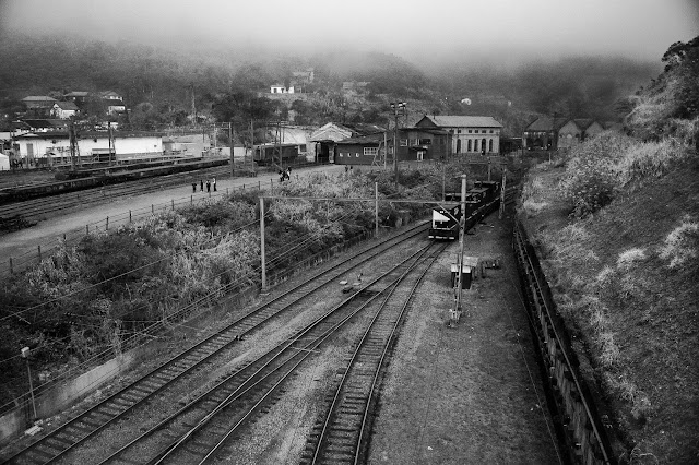 Vila de Paranapiacaba - Vista das linhas do trem