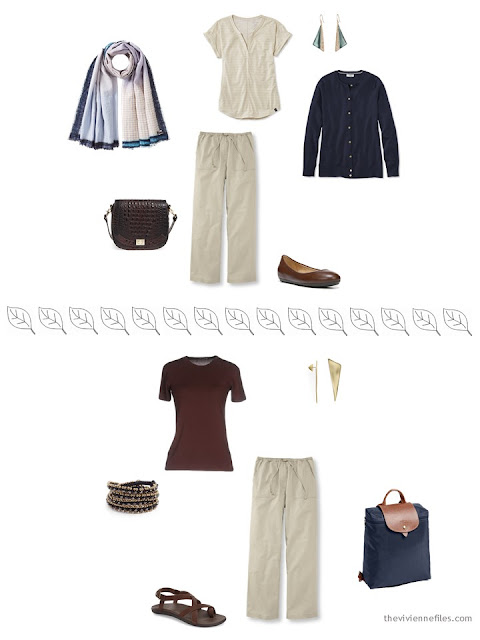 2 ways to style beige linen pants in warm weather 2 ways to style beige linen pants in warm weather