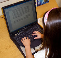 typing on laptop - Brick by Brick