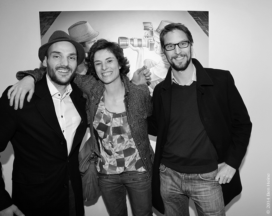 Ben Heine with Barbara Van Buggenhout - Exhibition at DCA Gallery - Belgium - 2014