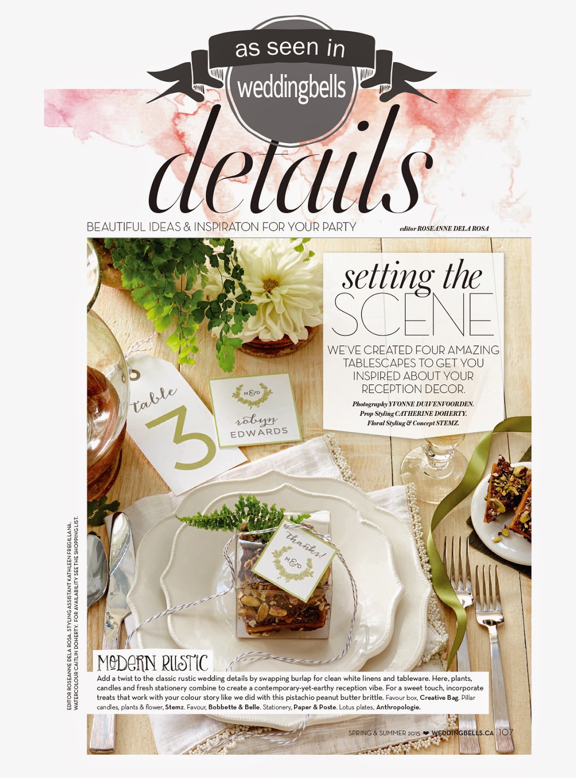 Creative Bag in the media - Weddingbells magazine 