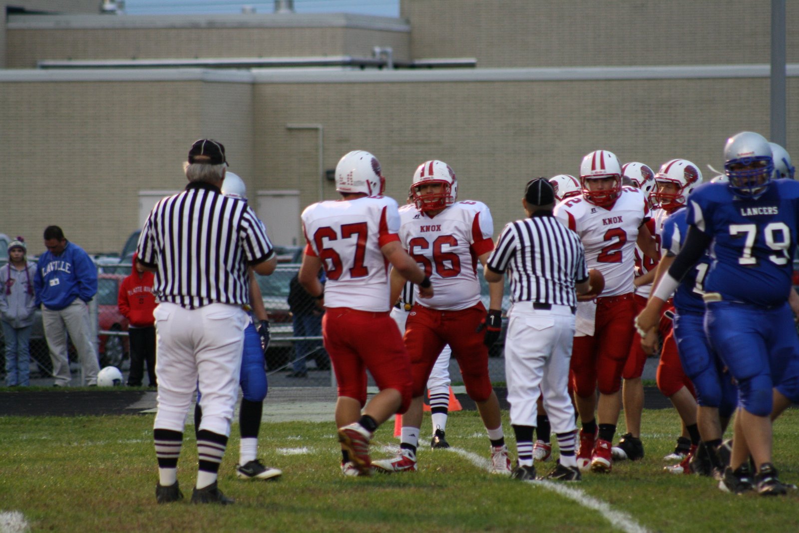 Knox High School: Football Win for Redskins!