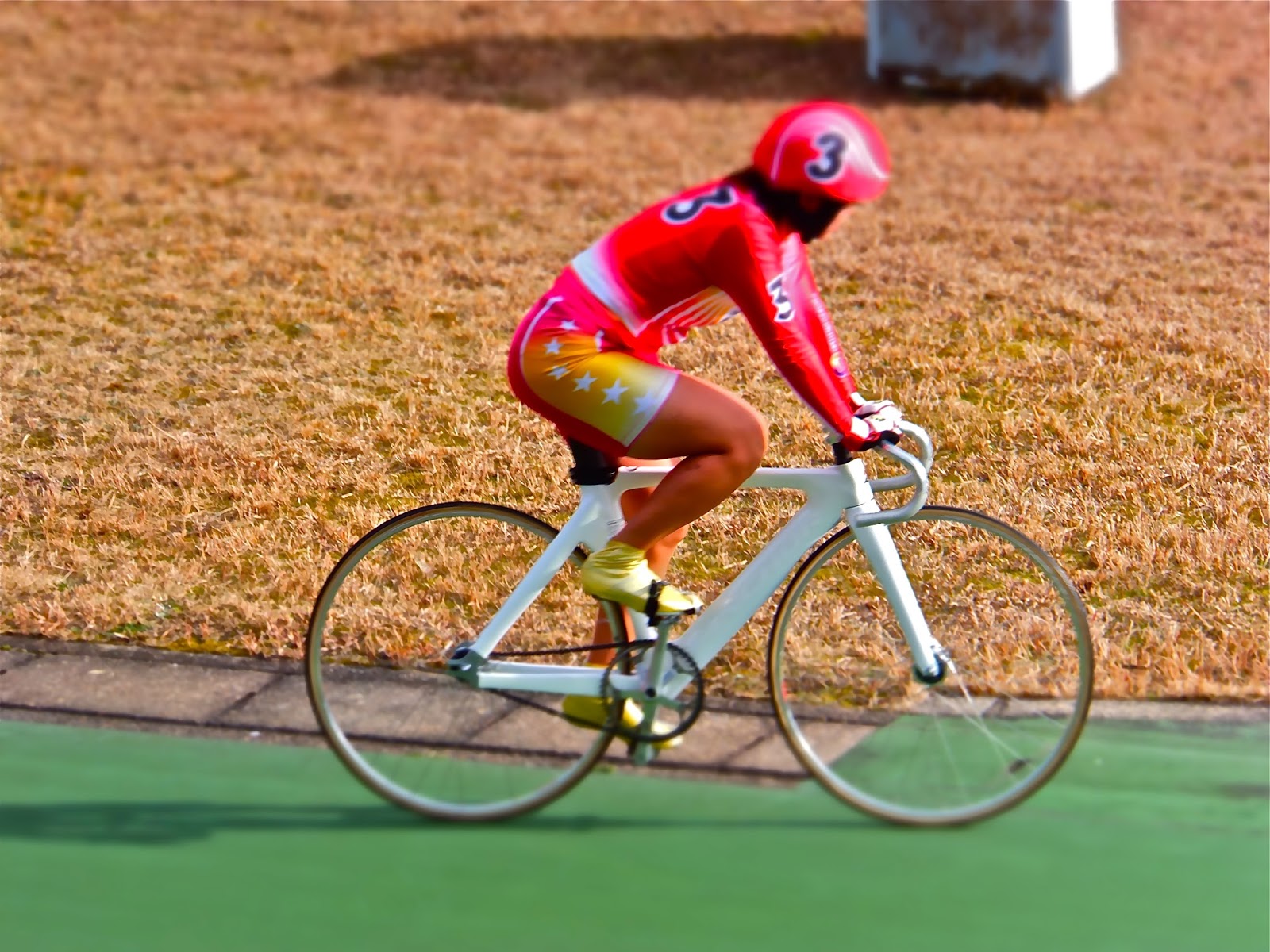 Kinki Cycle: Girl's Keirin Race At Nara Keirin