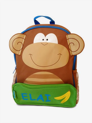 Funky Monkey Personalised Backpack