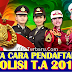 Jadwal Pendaftaran Polisi/Polri,Polwan Online Tahun 2017