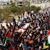 Palestinians carry the body of Mohammed al Atrash