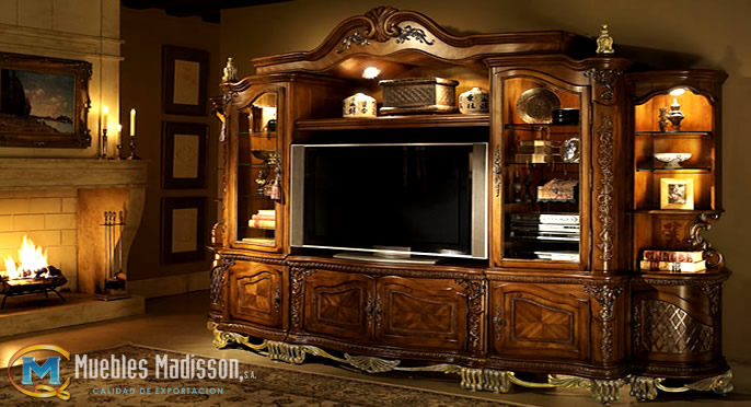 Mueblería Passione: Centros de Entretenimiento y Aparadores