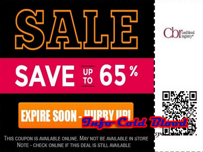 Cord blood banking discount coupons