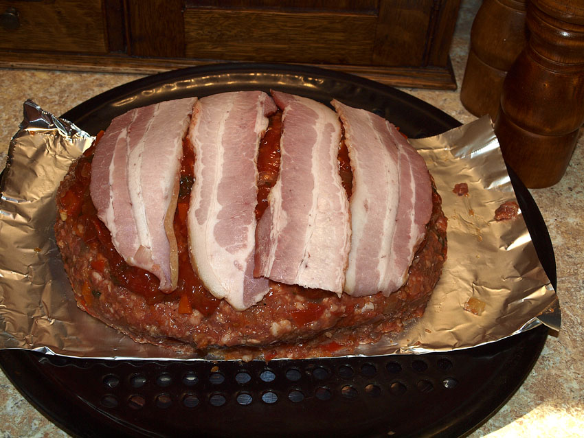 Pellet Smoker Cooking Meatloaf and Steamed Potatoes & Carrots