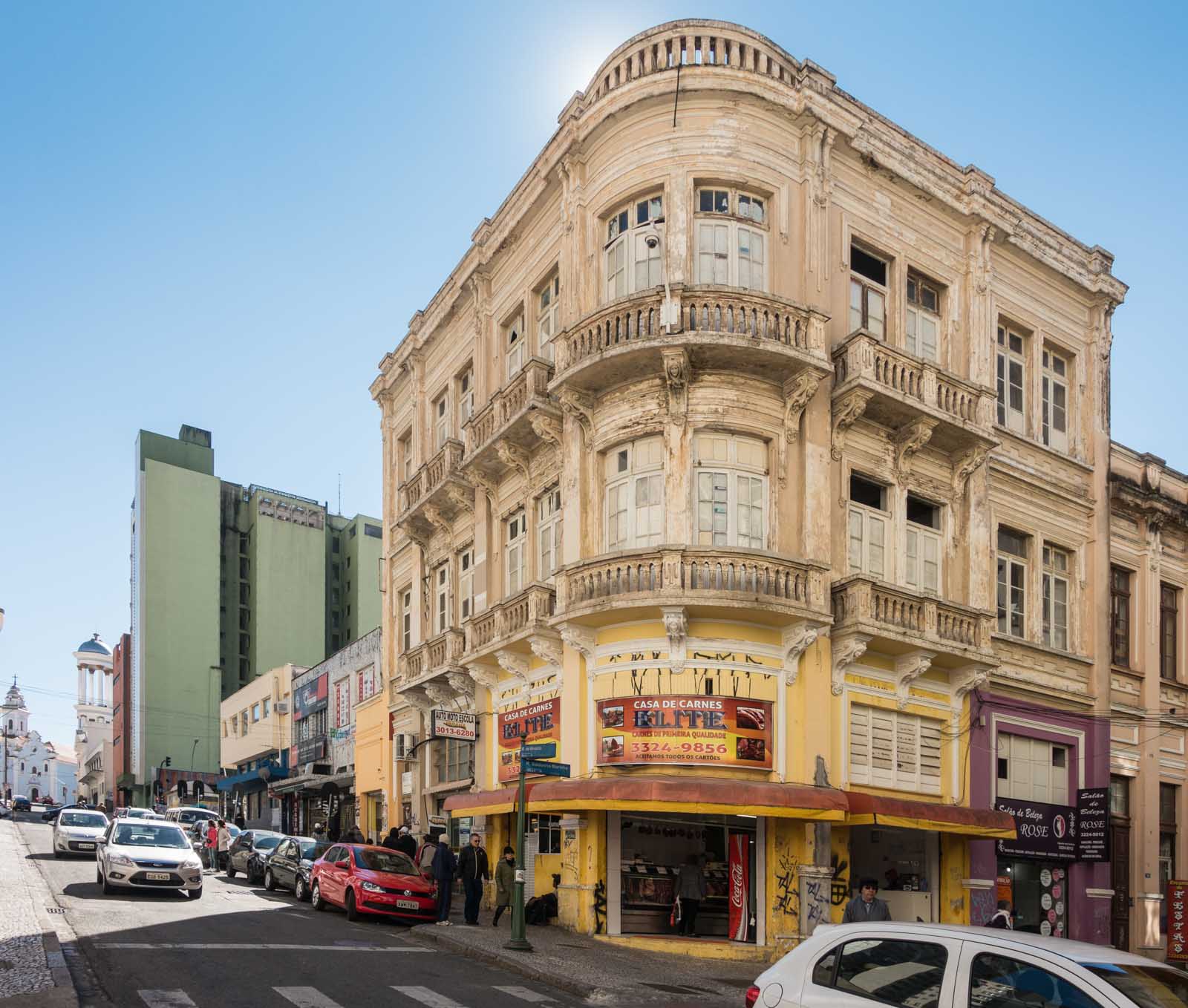 Fotografando Curitiba Rua do Rosário com Saldanha Marinho
