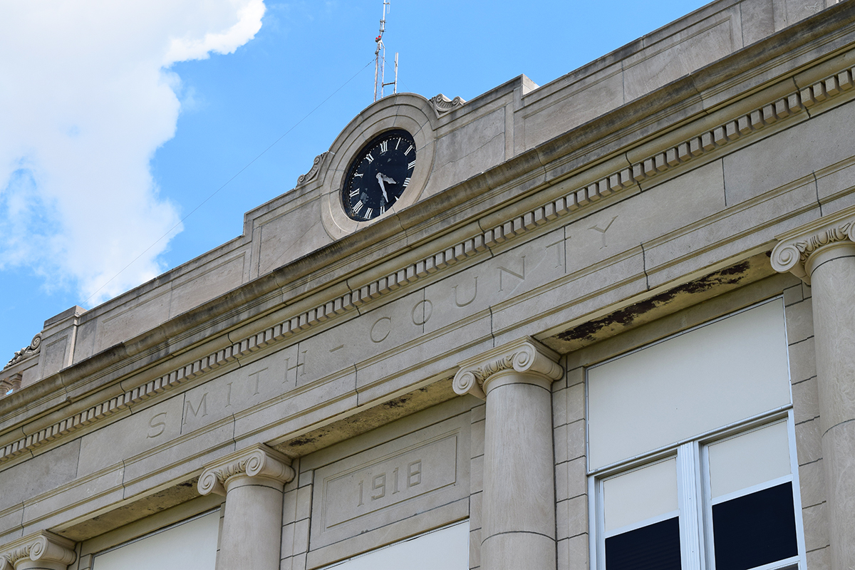 191820 Smith County Courthouse Neoclassical Architecture