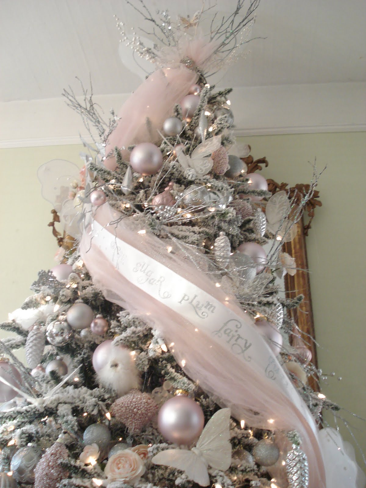 French Beauty Mark Sugar Plum Fairy Christmas Tree