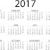 2017カレンダー無料テンプレート5