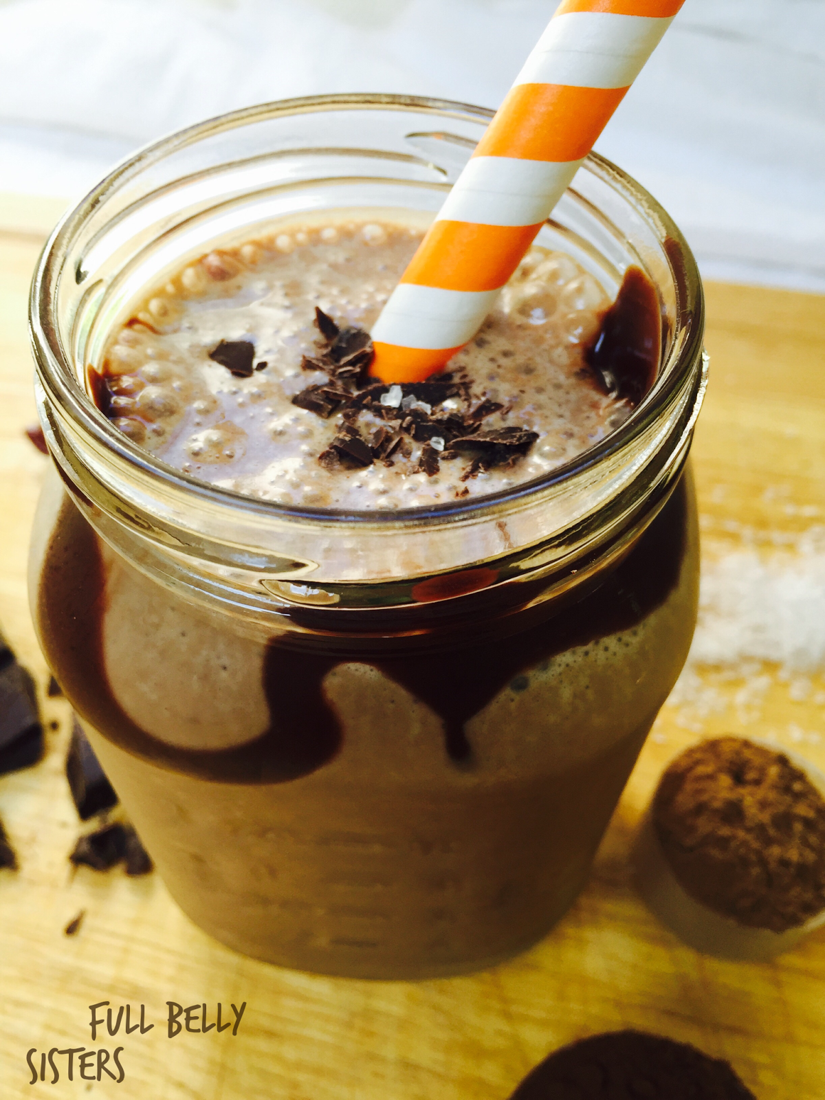 Chocolate Caramel Sea Salt Smoothie