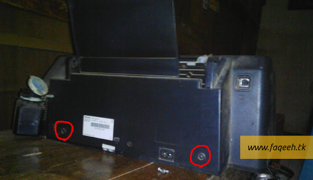 Cara membuka membongkar casing printer Epson Stylus T11