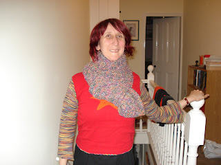 Rullsenberg's hand knitted scarf