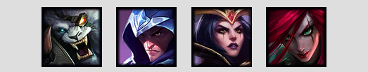 Rengar, Talon, Le Blanc y Katarina serán los Asesinos que recibirán un cambio importante próximamente.