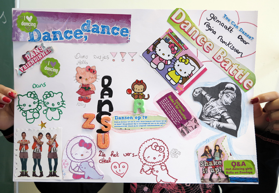 De Postershow Poster maken Brede school 281112