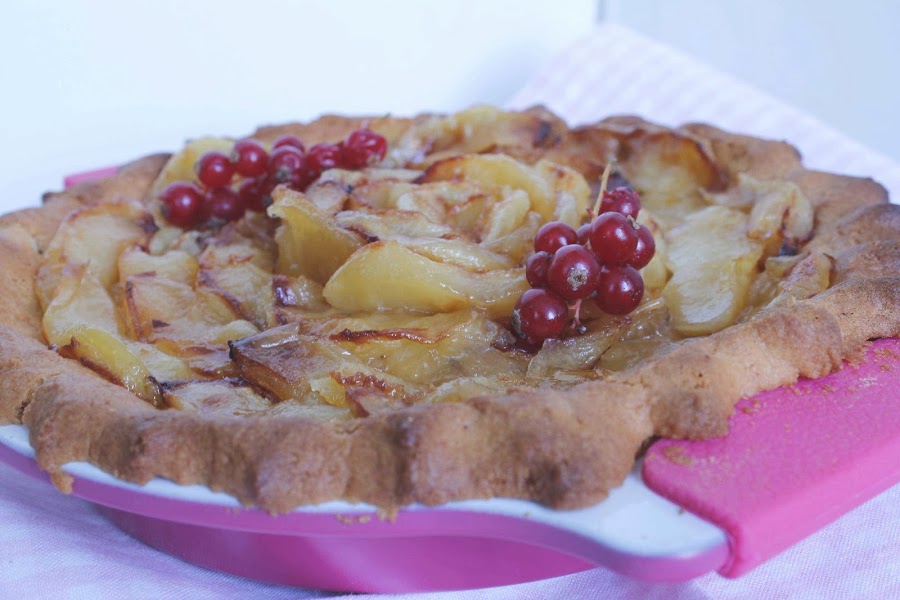 Receta Tarta de manzana caramelizada