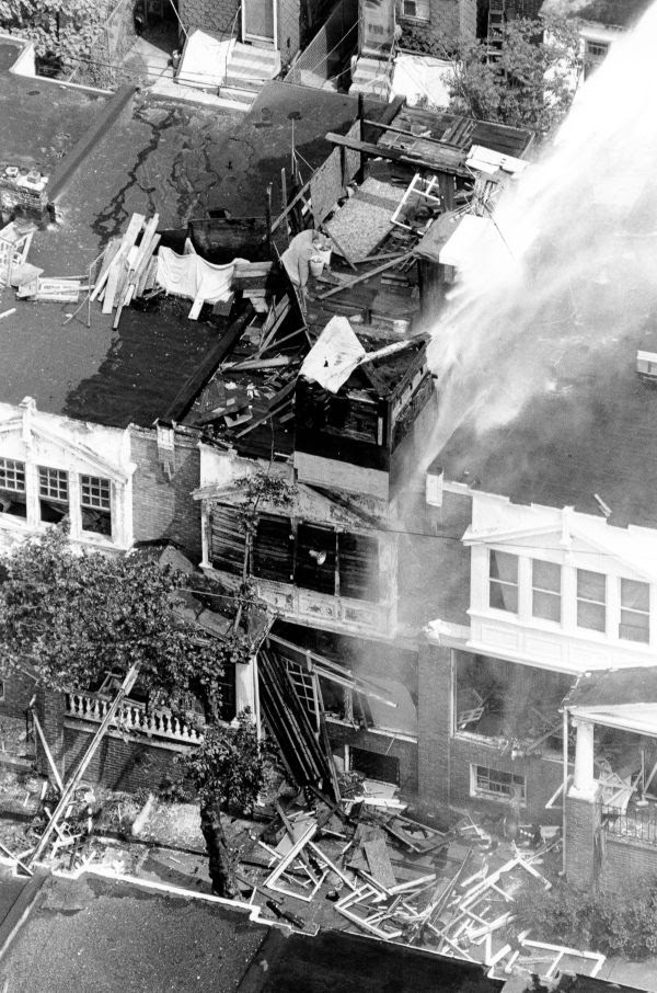 THE PHILADELPHIA PA. 1985 MOVE ORGANIZATION BOMBING