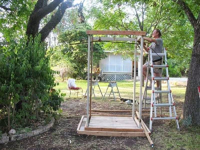 Una ducha exterior con palets, paso a paso Una ducha exterior con palets, paso a paso