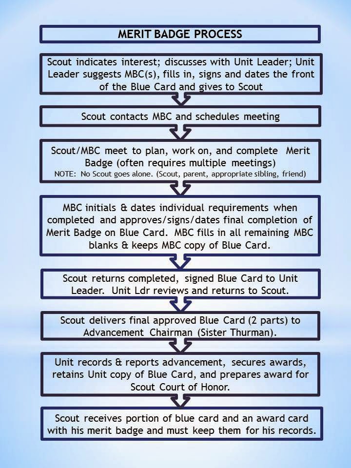 Scouting Family CV1 Ward Merit Badge Process