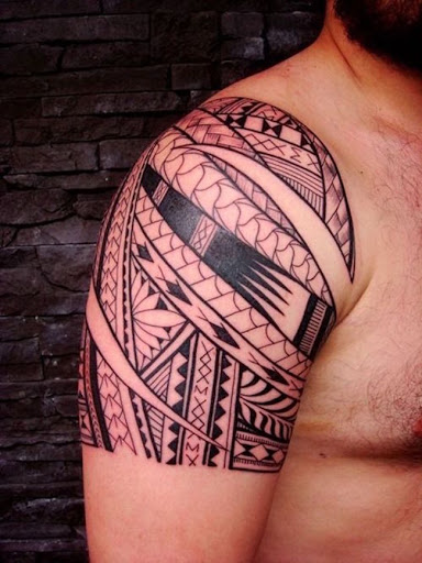 Este geométricas polinésia tribal design