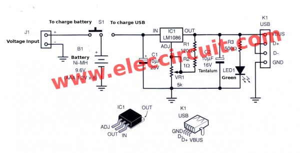 Power Bank Mobile Charger Circuit Diagram