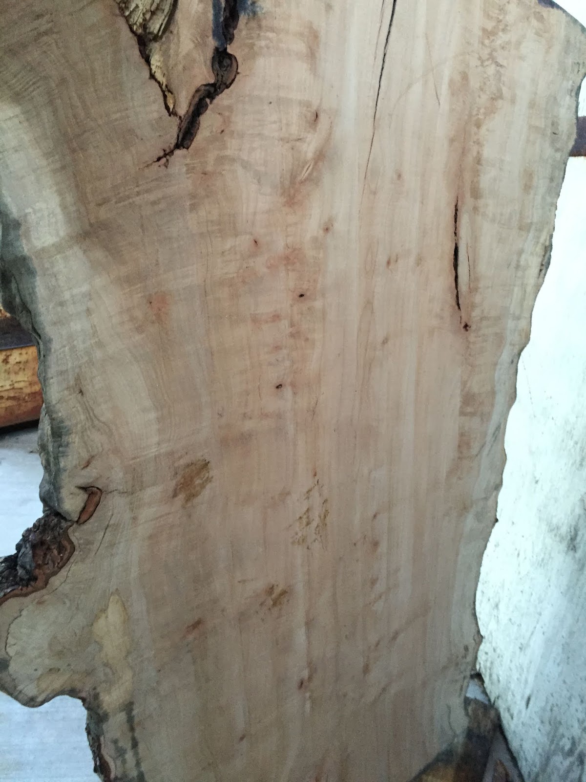 from Gardners 2 Bergers Driftwood Look on Maple, Live Edge