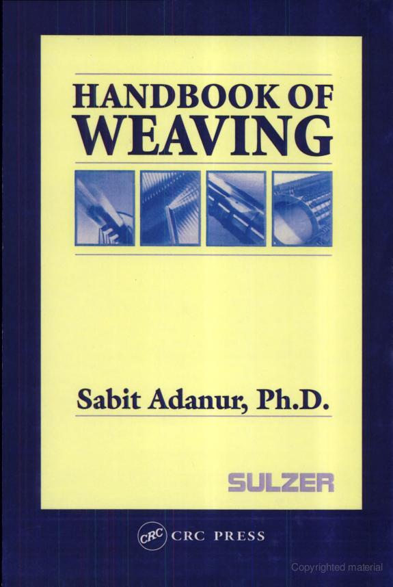 Download Free Textile books Hanbook of Weaving Technology. Textile